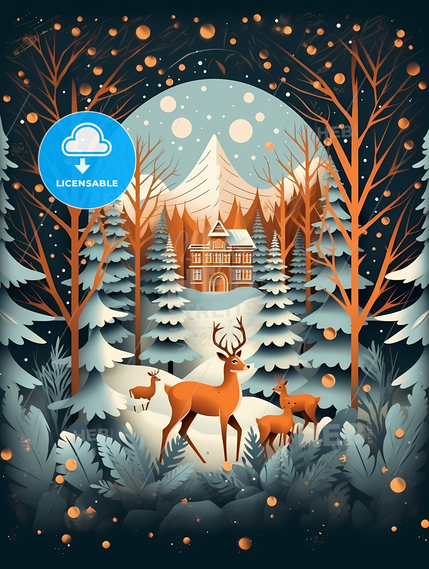 Deer In The Woods