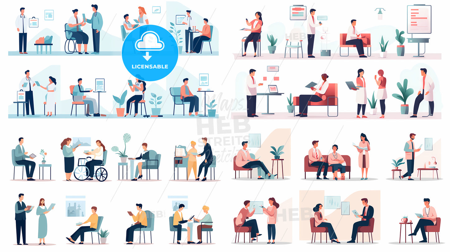 Group Of People Sitting In Chairs