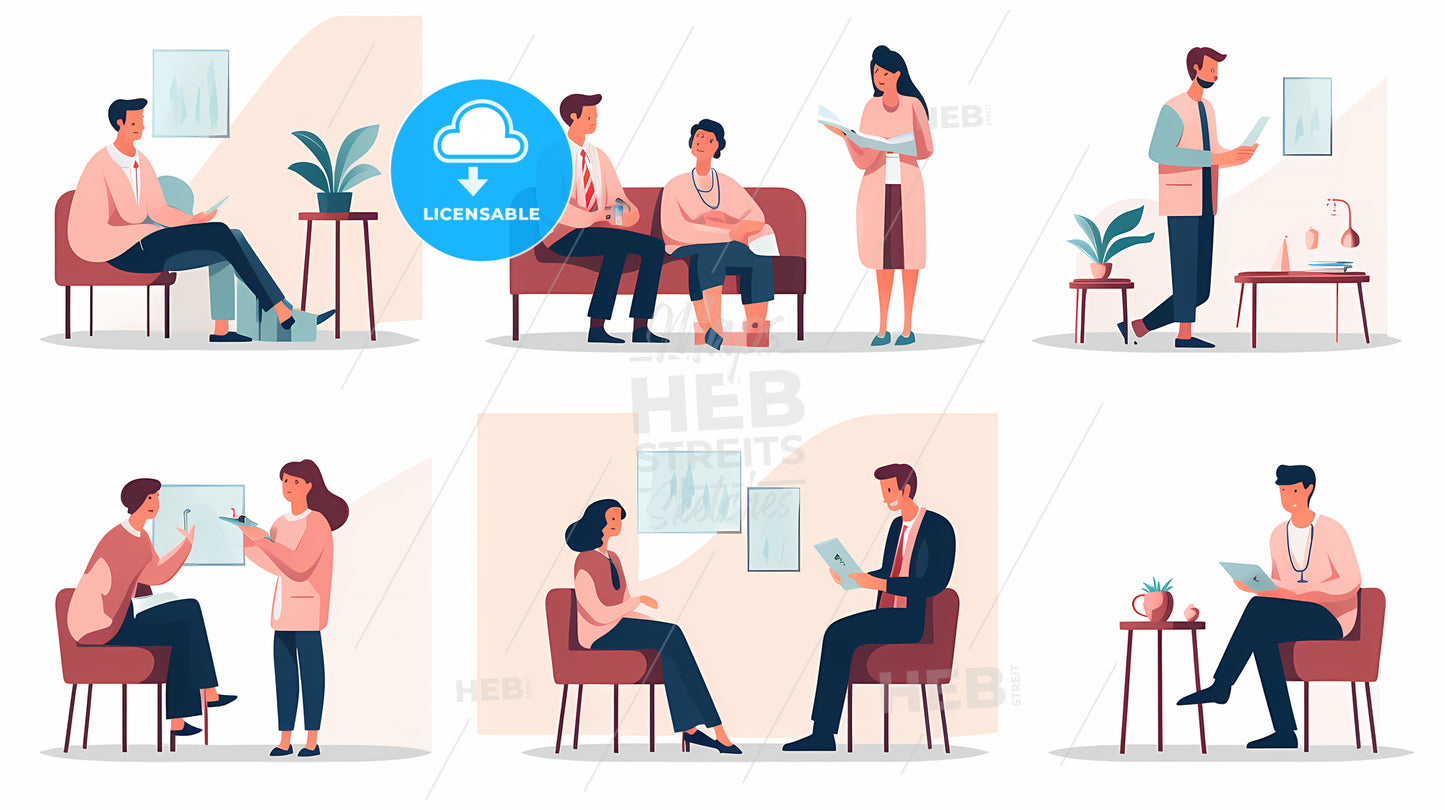 Group Of People Sitting In Chairs