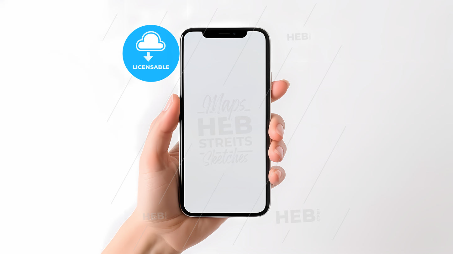 Hand Holding A Cell Phone