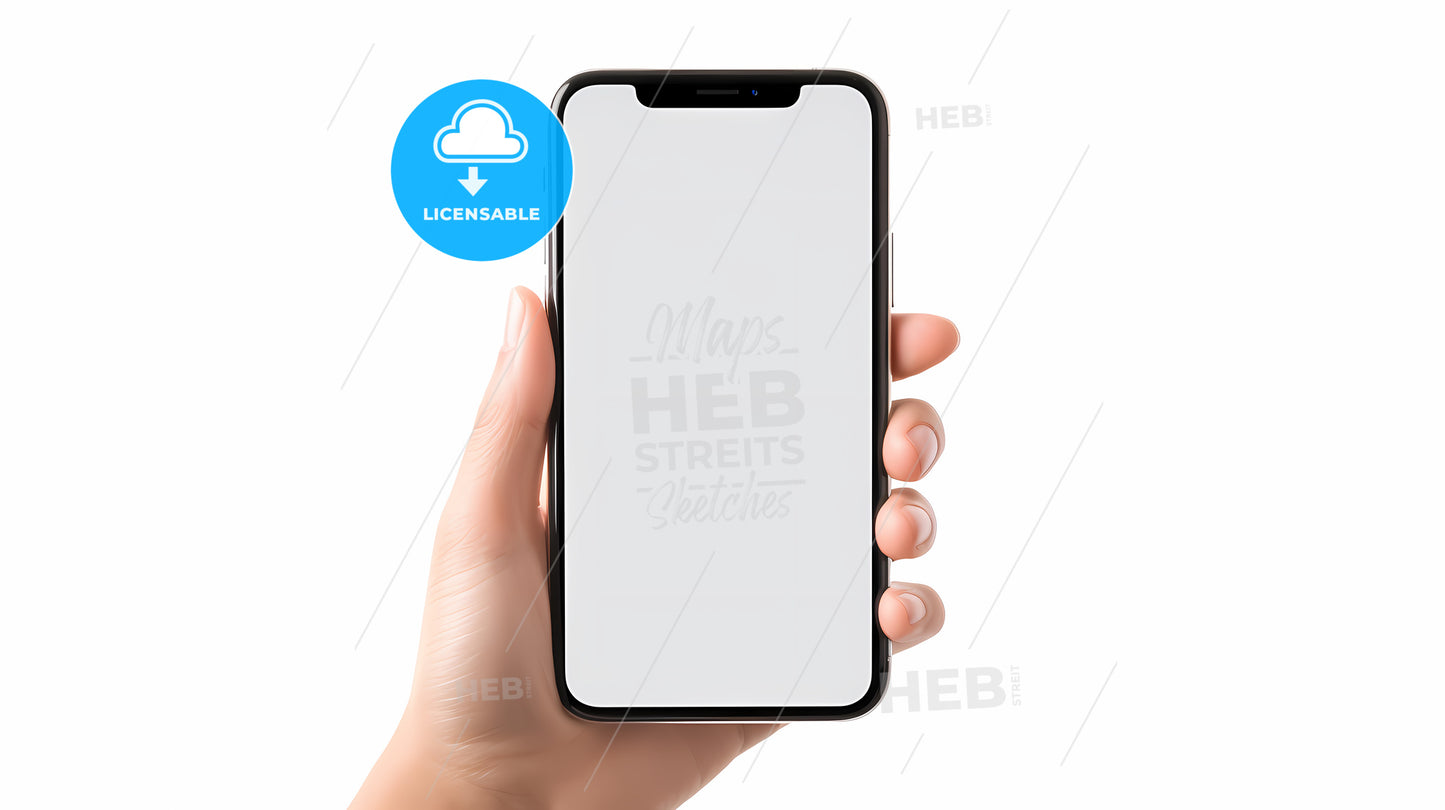 Hand Holding A Cell Phone