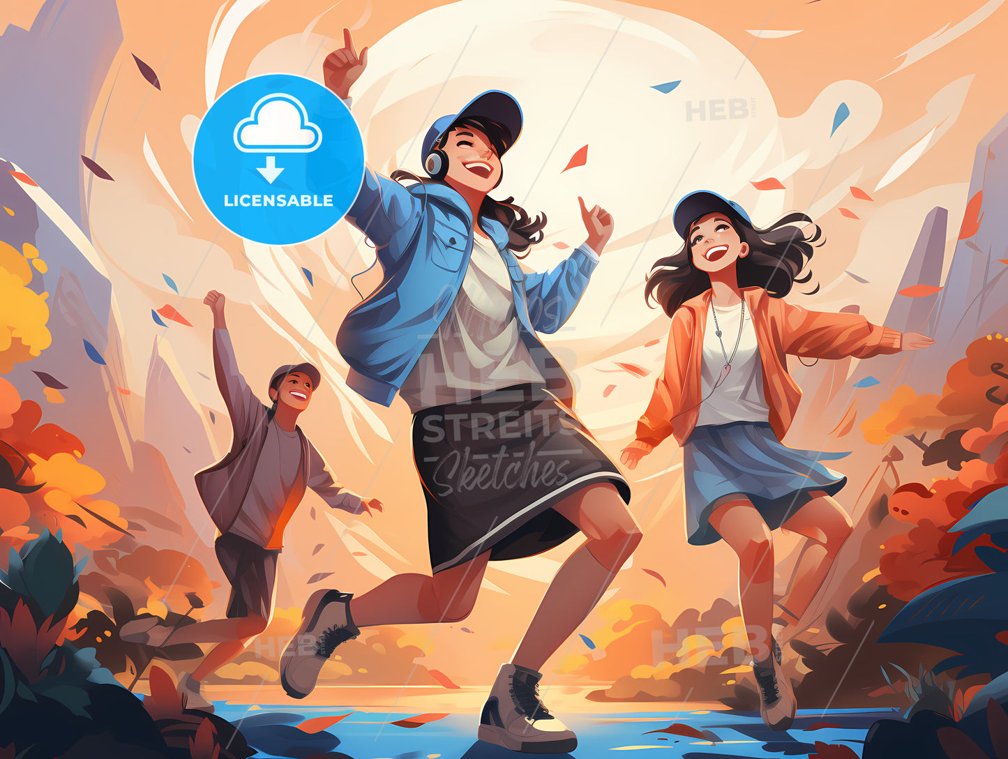 Group Of People Dancing