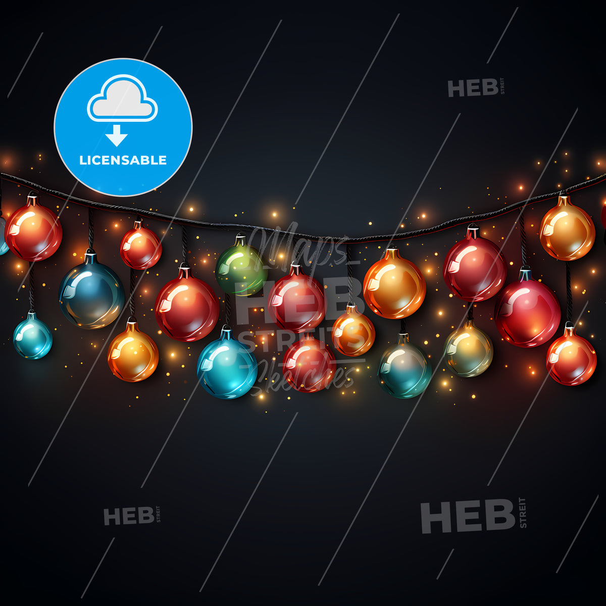String Of Colorful Lights