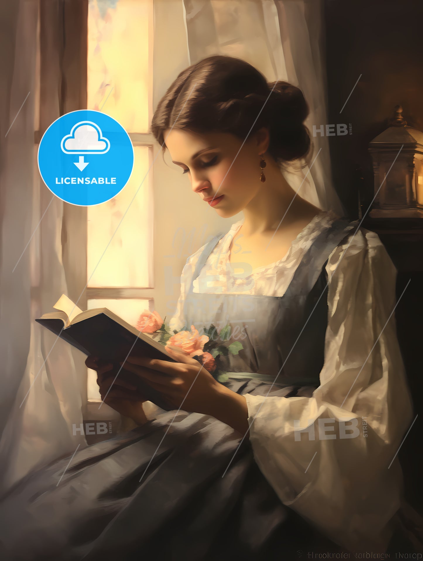 Woman Reading A Book