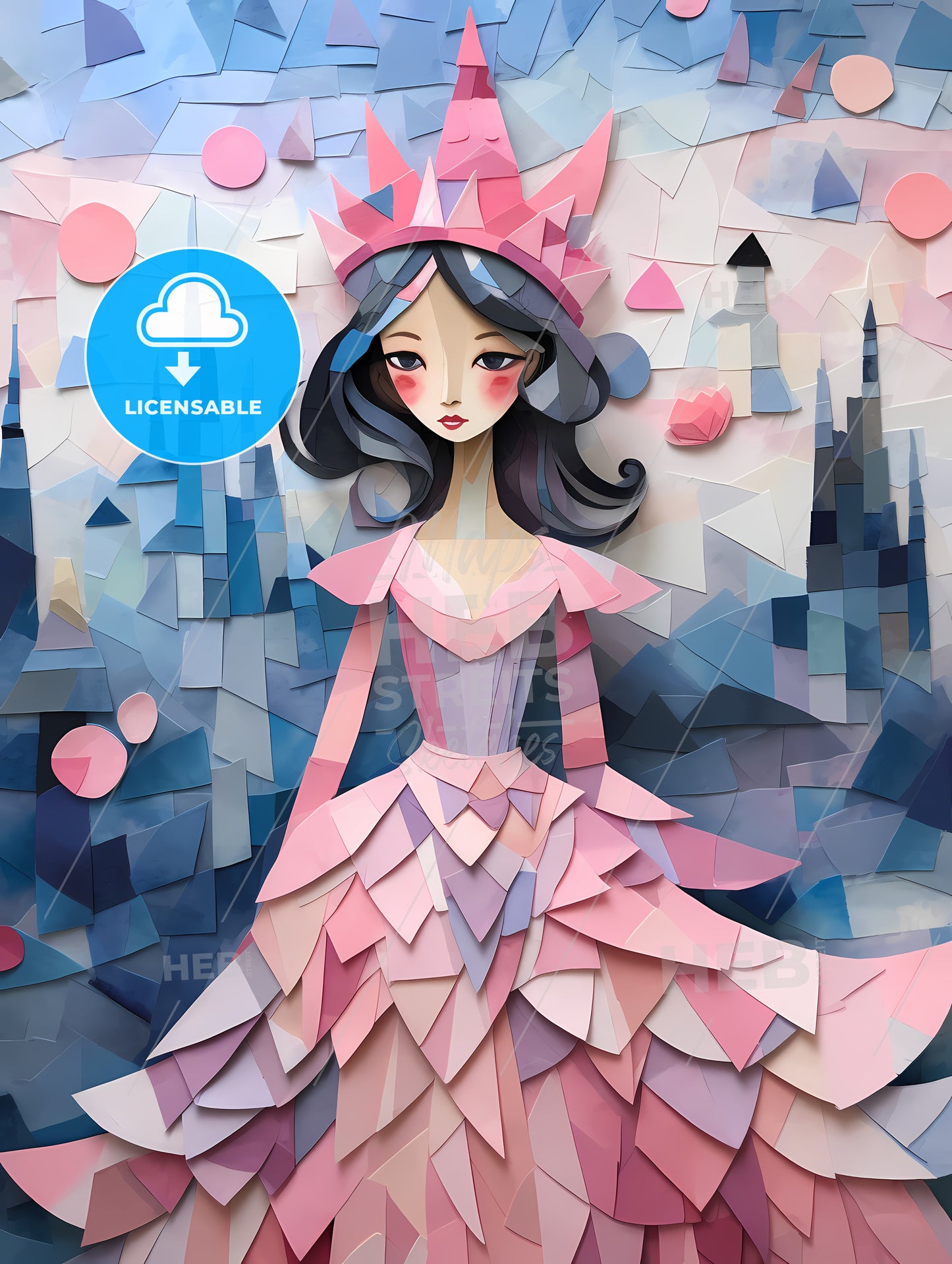 Paper Cut Out Of A Princess