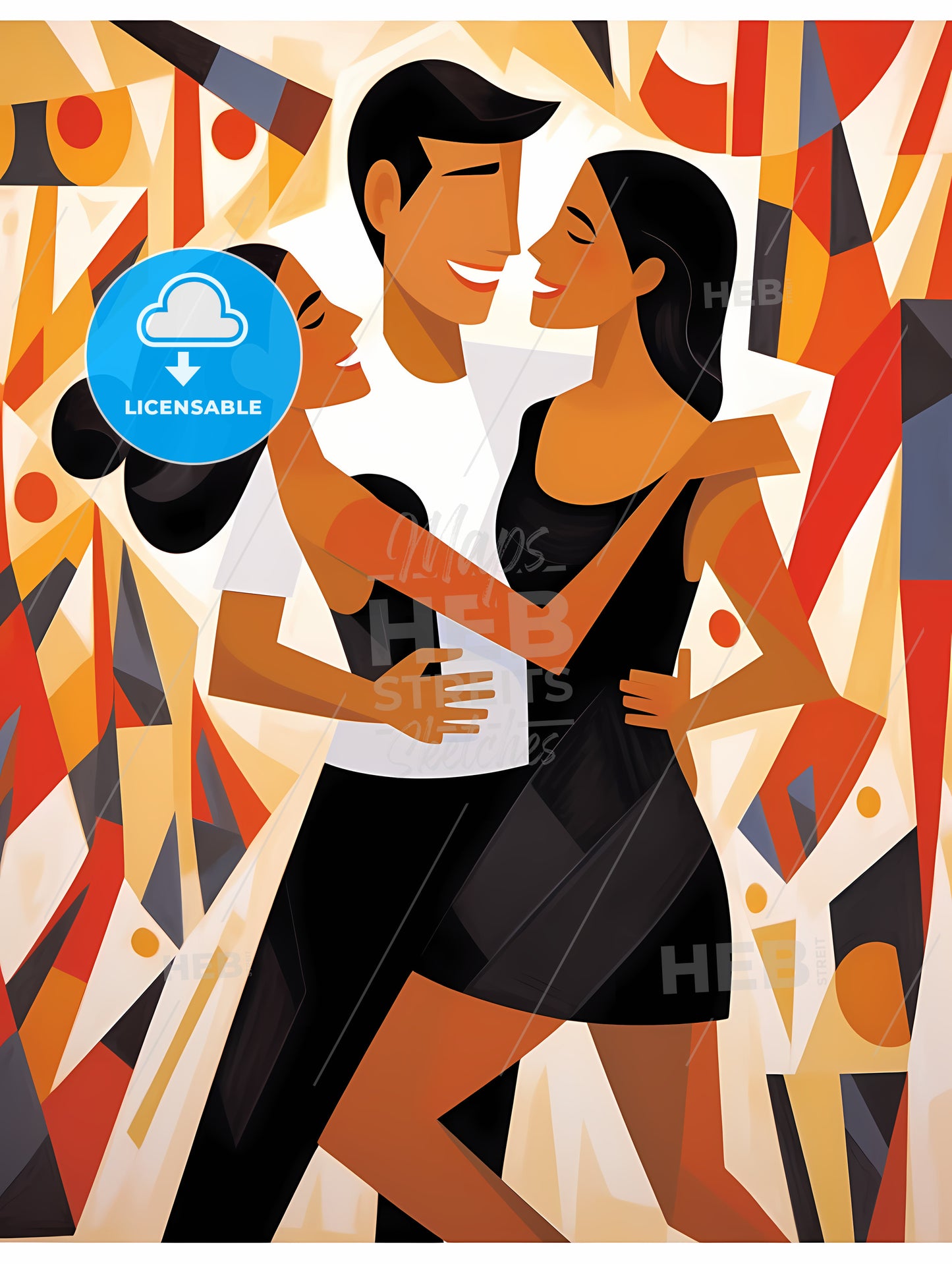 Man And Woman Hugging Each Other