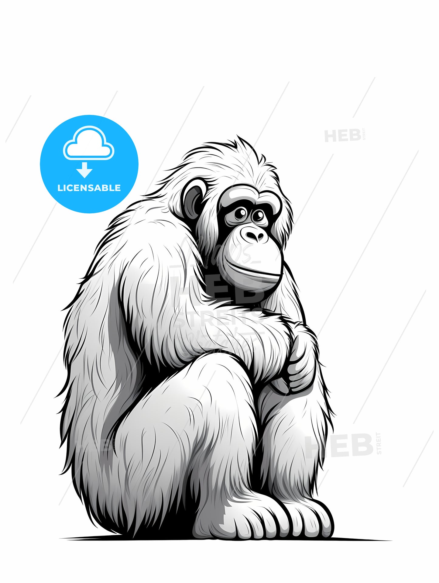 Cartoon Of A Gorilla