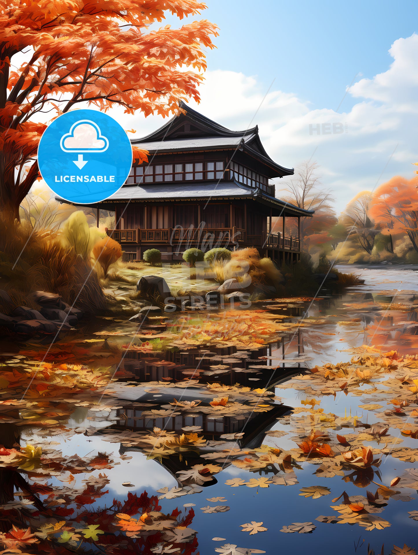 A Building Next To A Body Of Water