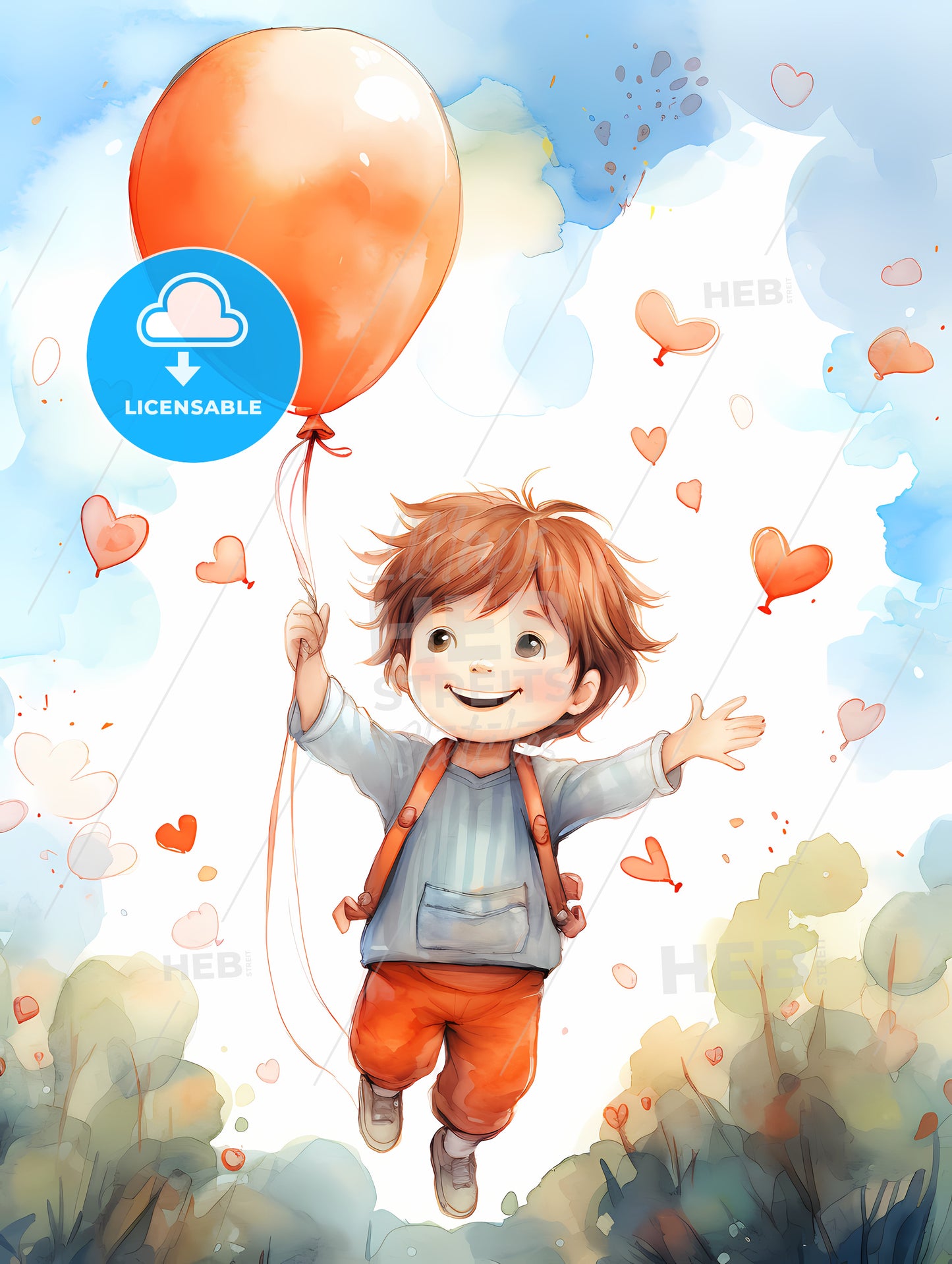 A Child Holding A Balloon