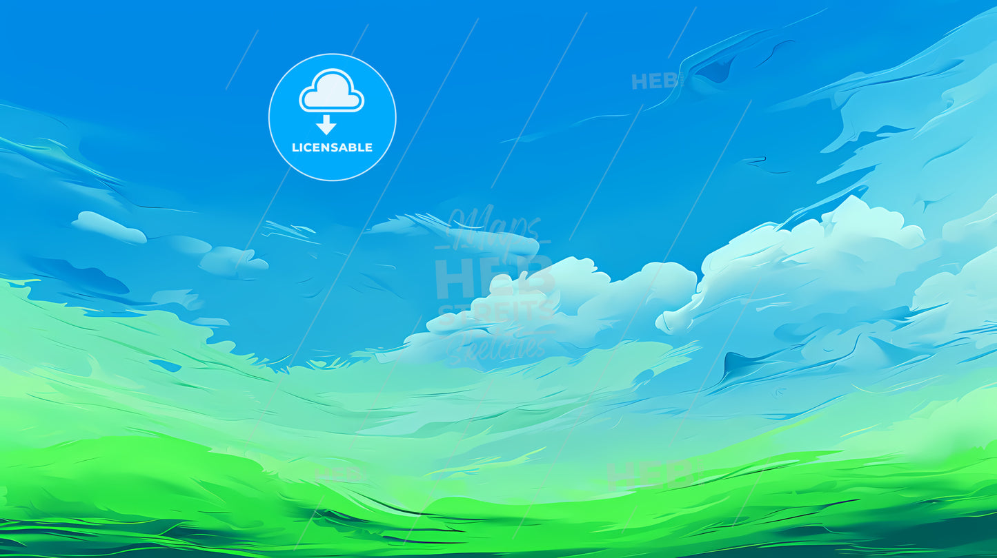 Blue Sky With Clouds