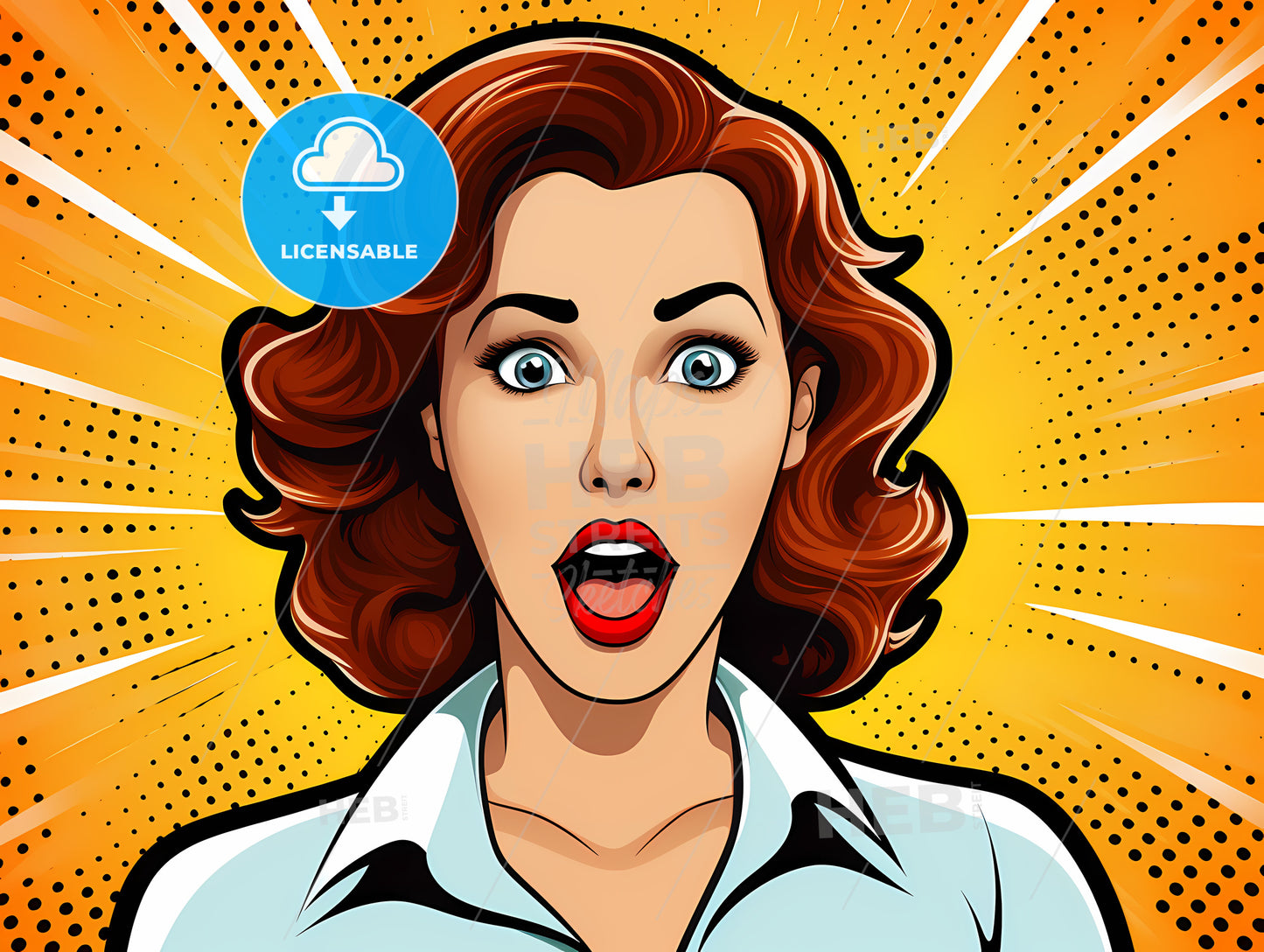 Woman With Her Mouth Open