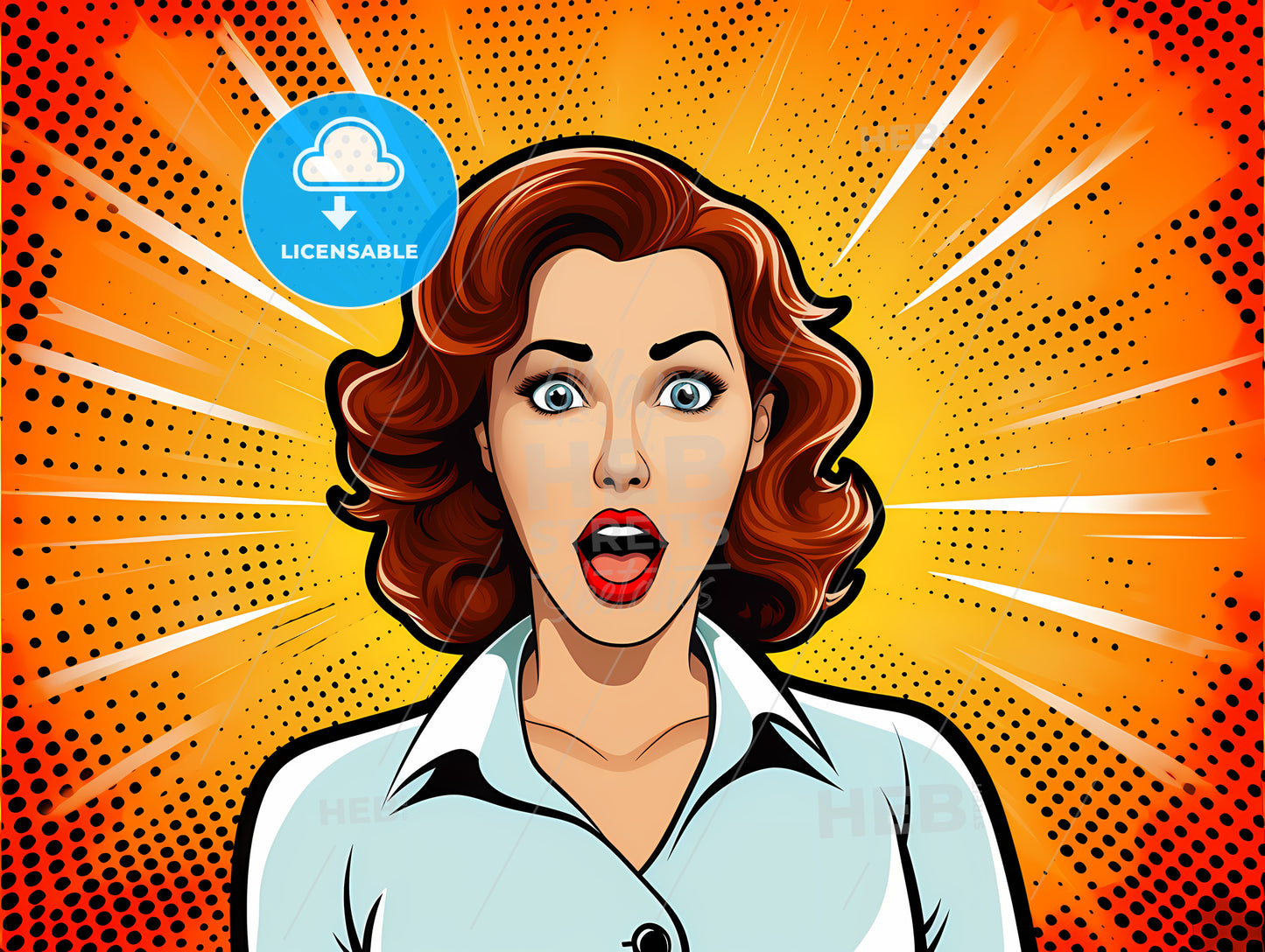 Woman With Her Mouth Open