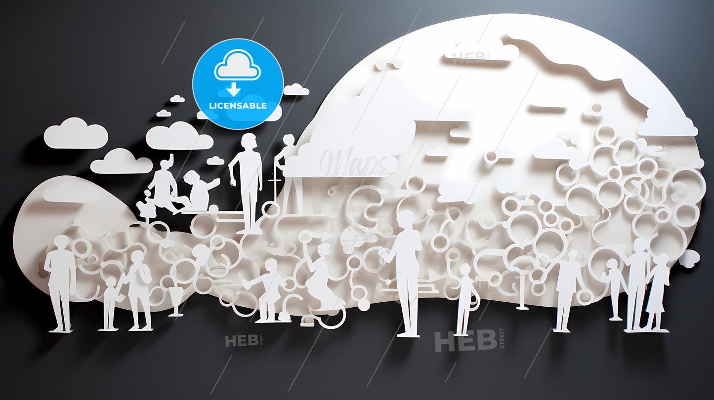 Paper Cut Out Of People