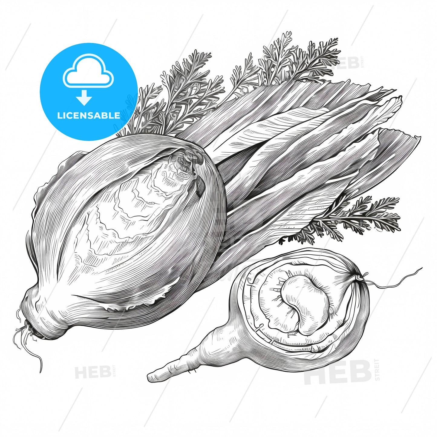 Drawing Of A Vegetable