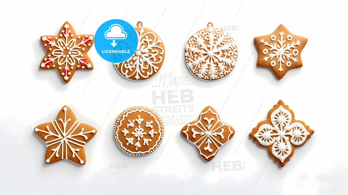 Group Of Gingerbread Cookies