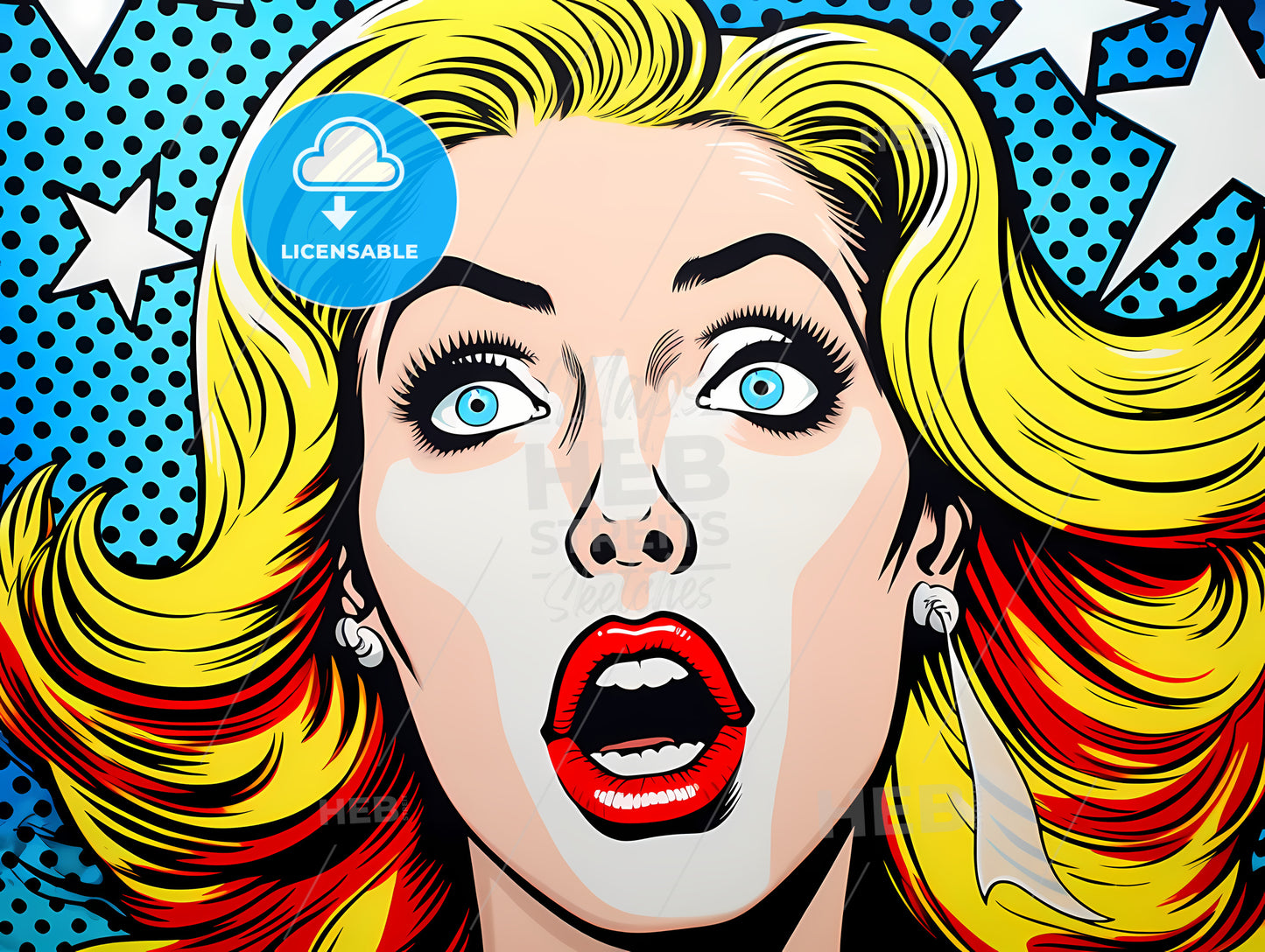 Woman With Her Mouth Open