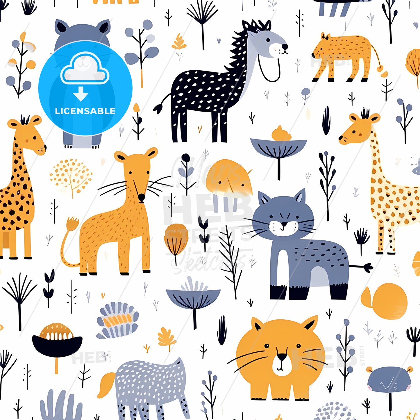 Pattern Of Animals And Plants