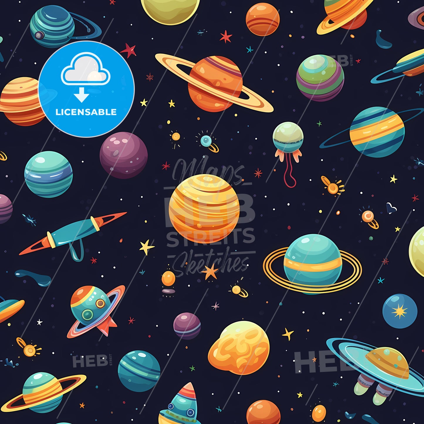 Pattern Of Planets And Stars