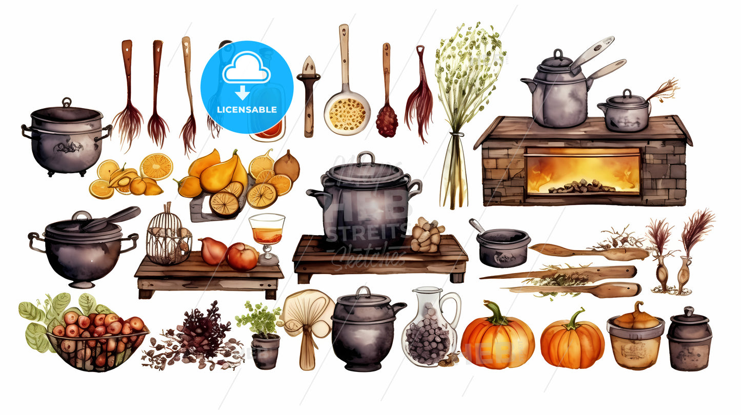 Collection Of Kitchen Items