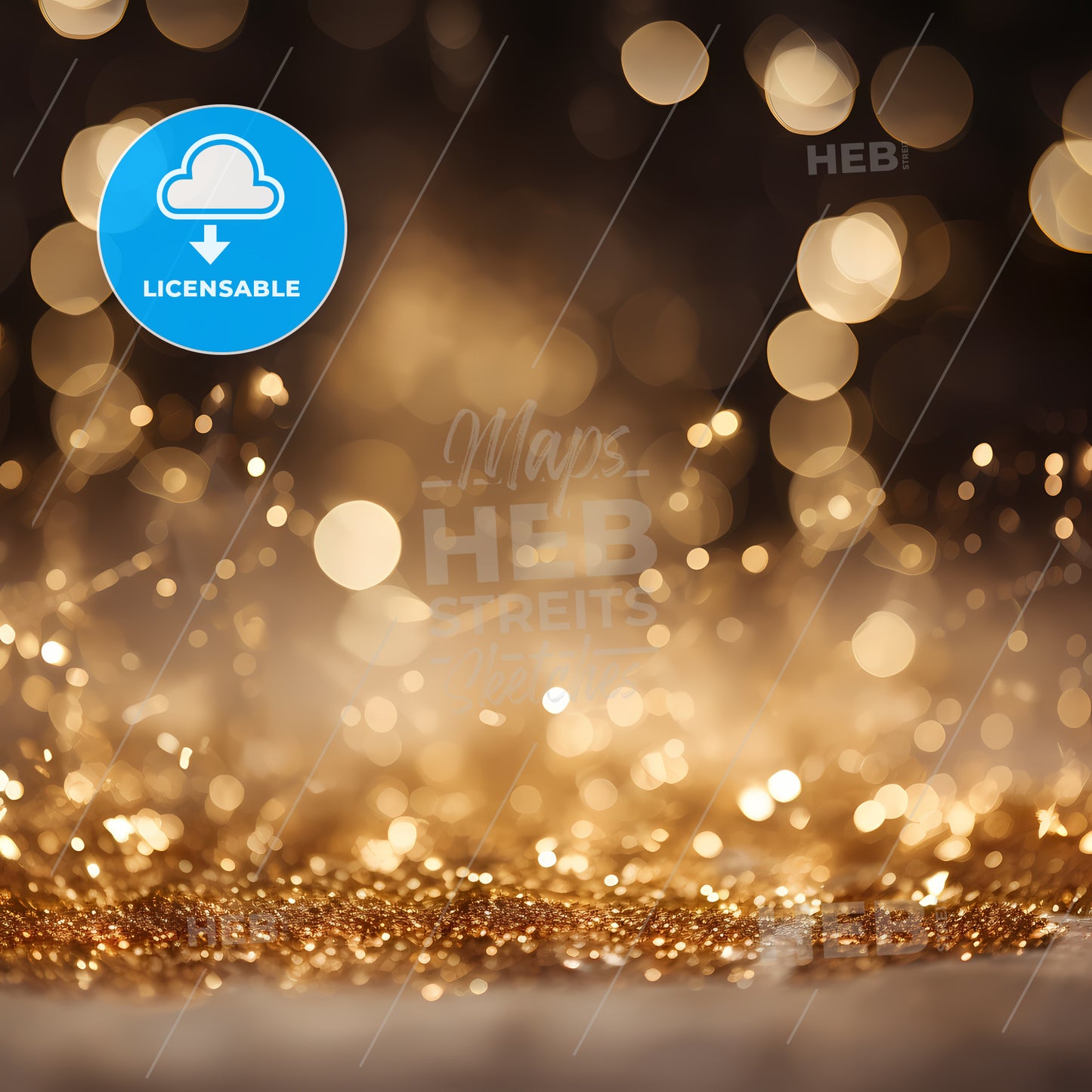 Gold Glittery Background