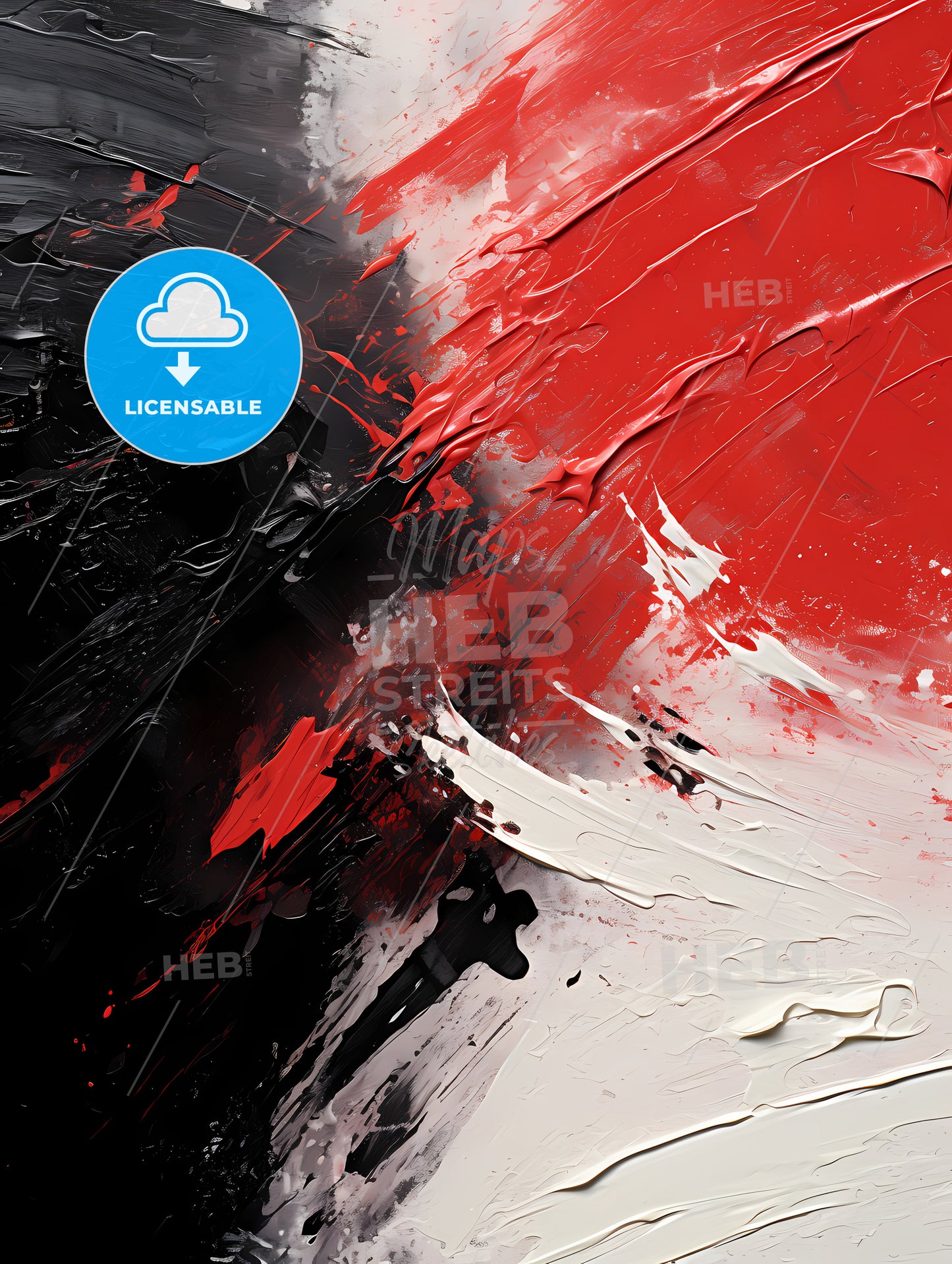 Close Up Of A Painting