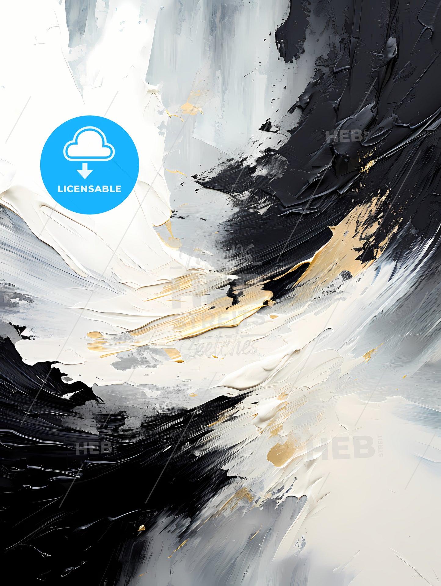 Close Up Of A Painting