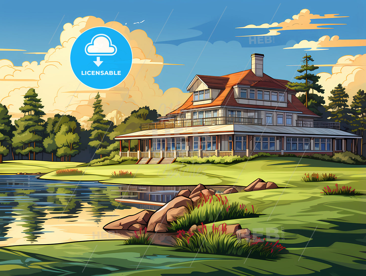 House By A Lake