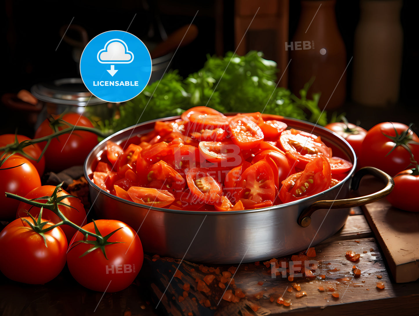 Bowl Of Tomatoes On A Table