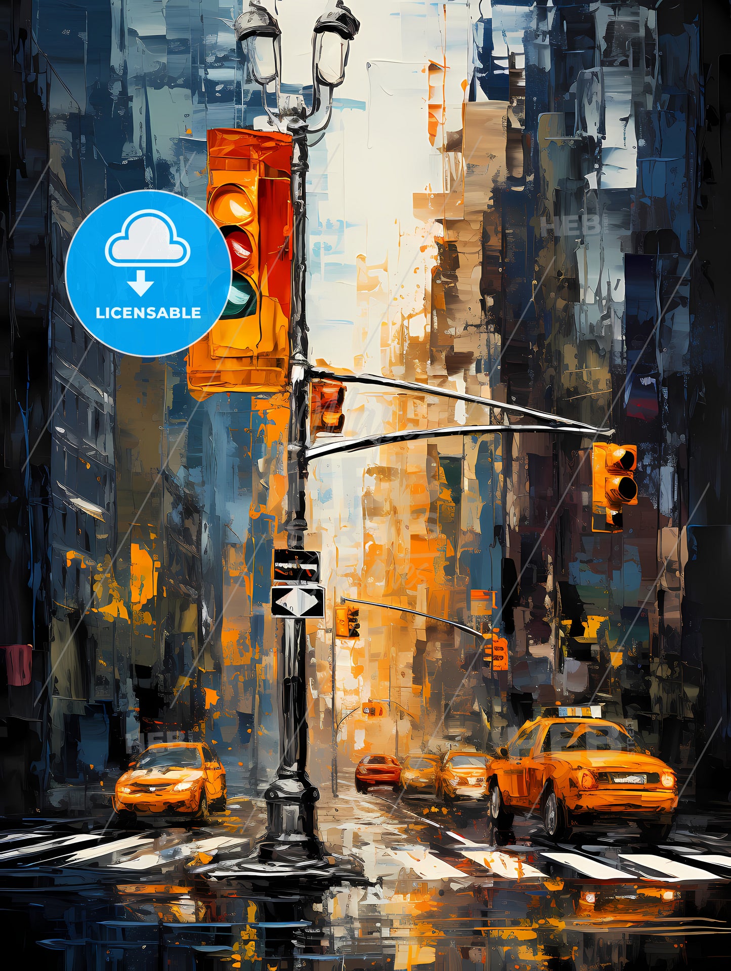 A New York pedestrian walk sign