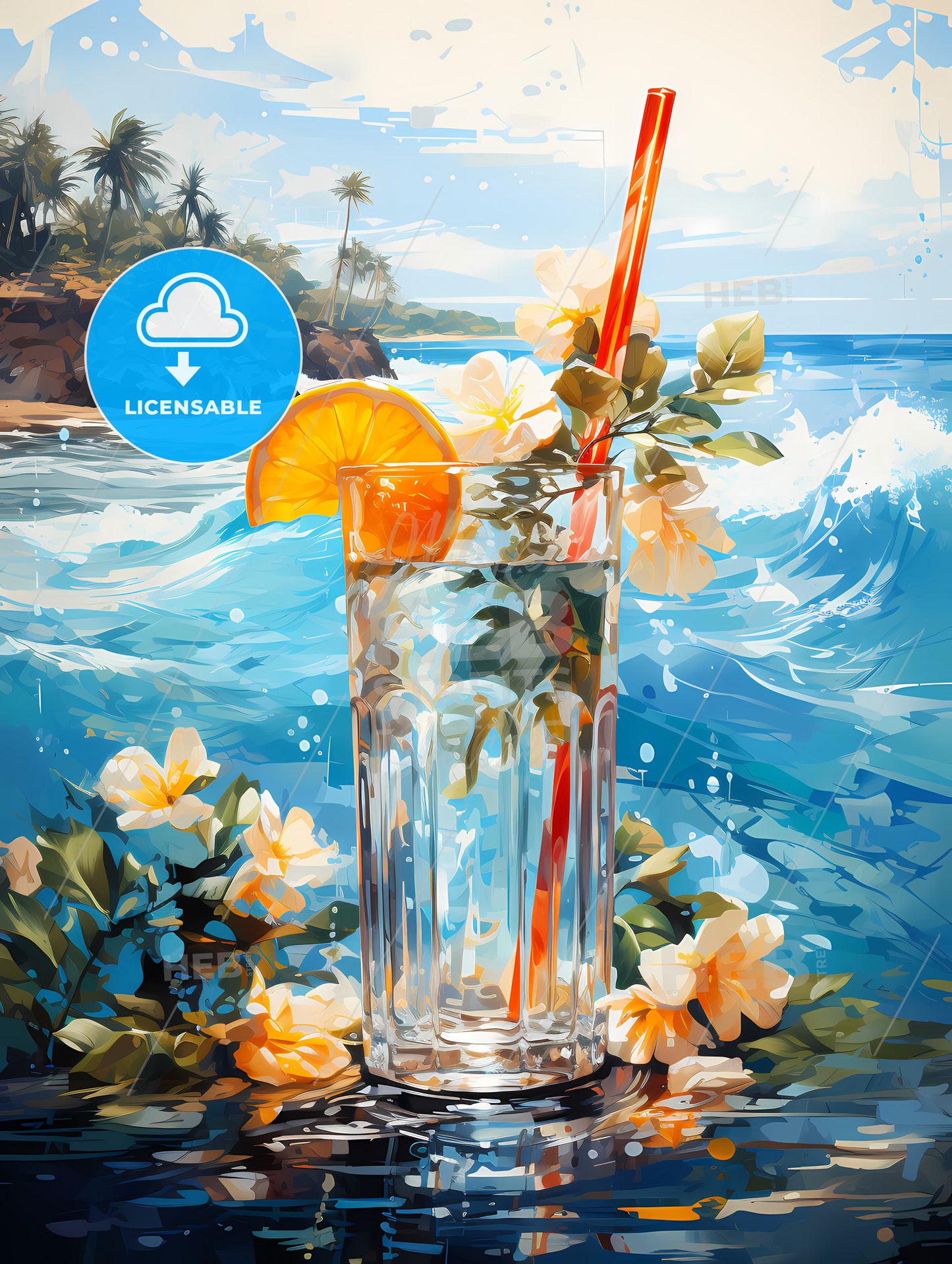 Blue Hawaii Drink