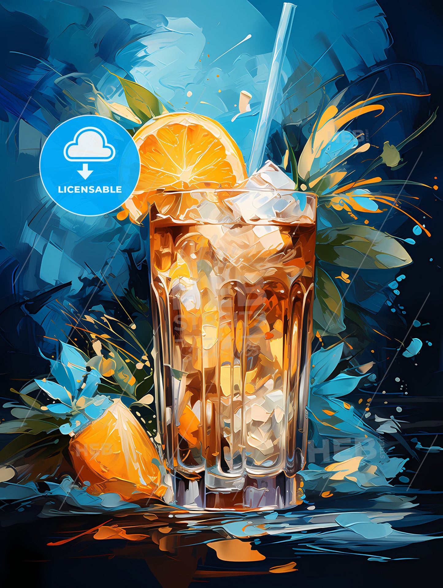 Blue Hawaii Drink