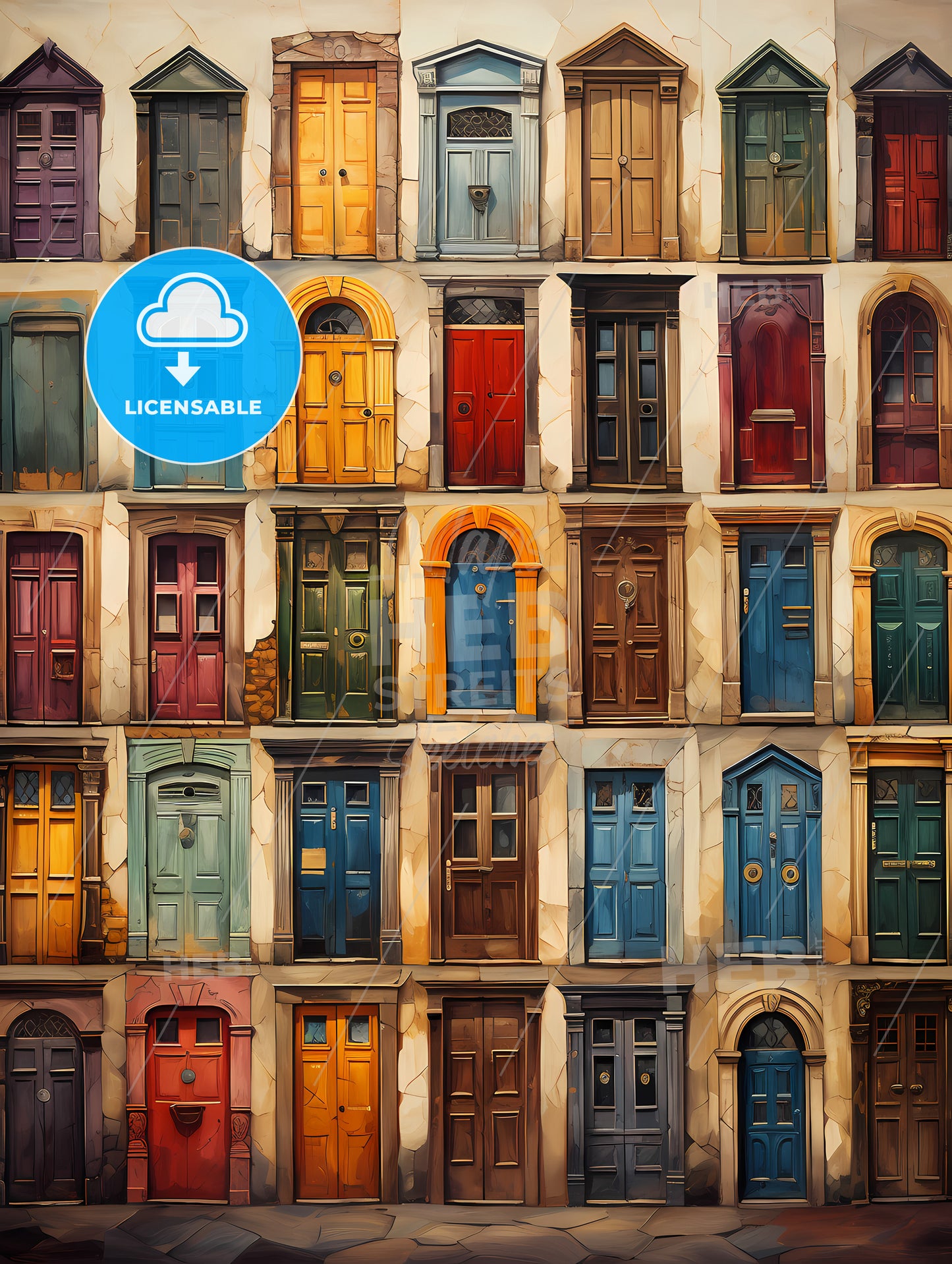 Compilation of old doors