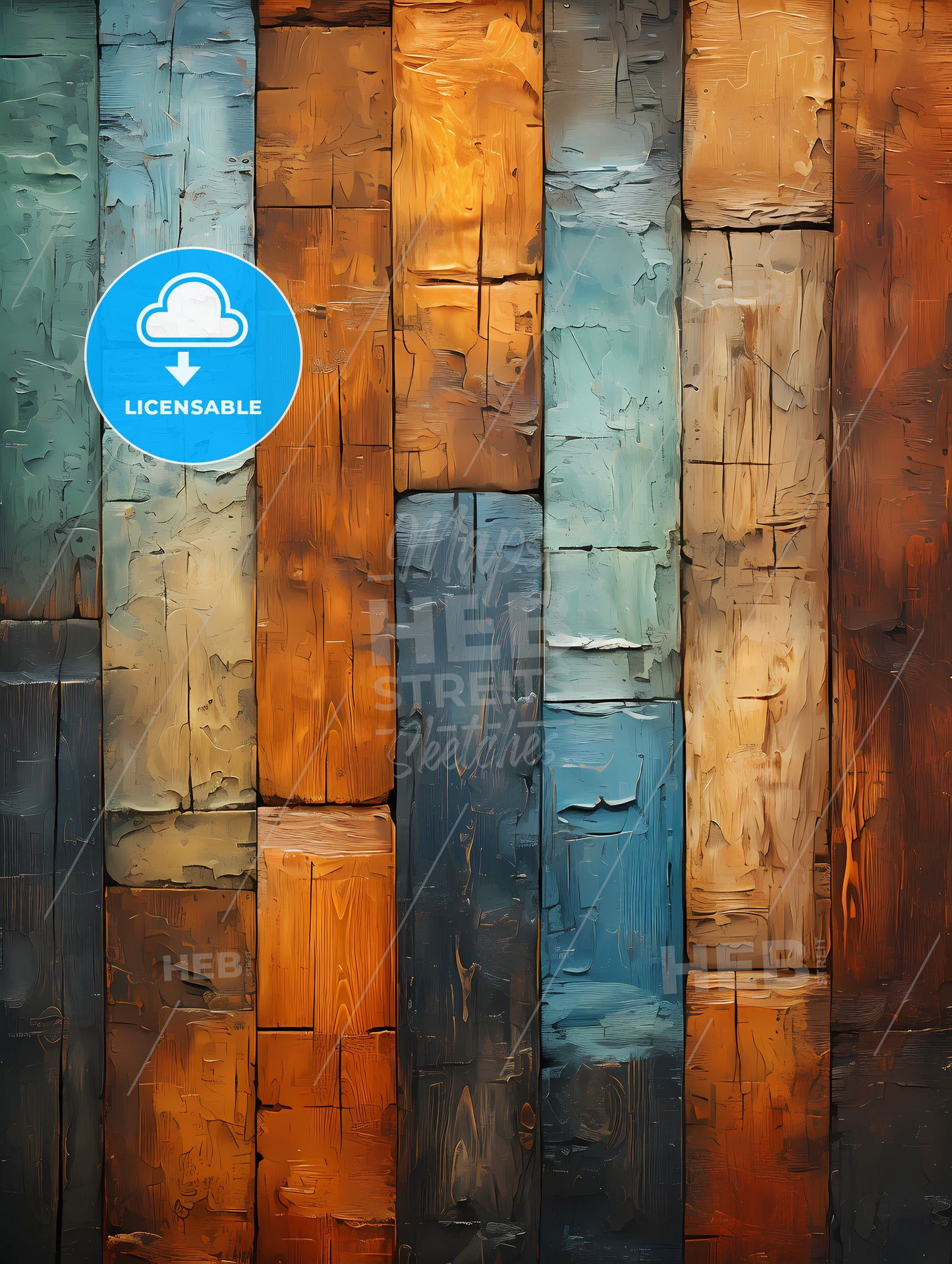 Old wood wall