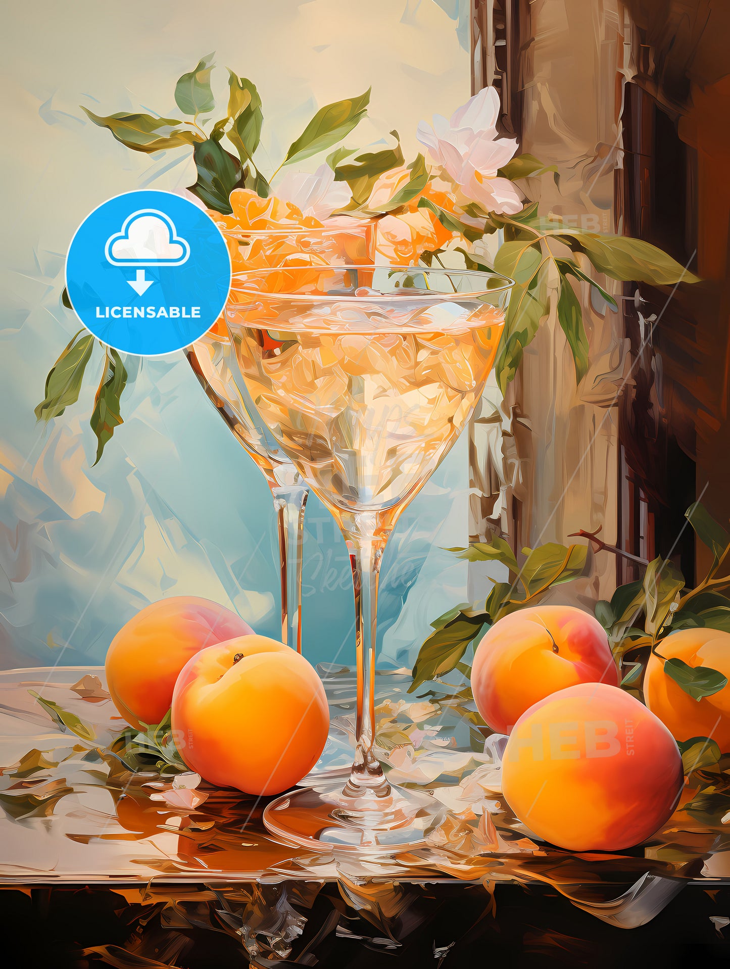 Peach Martini