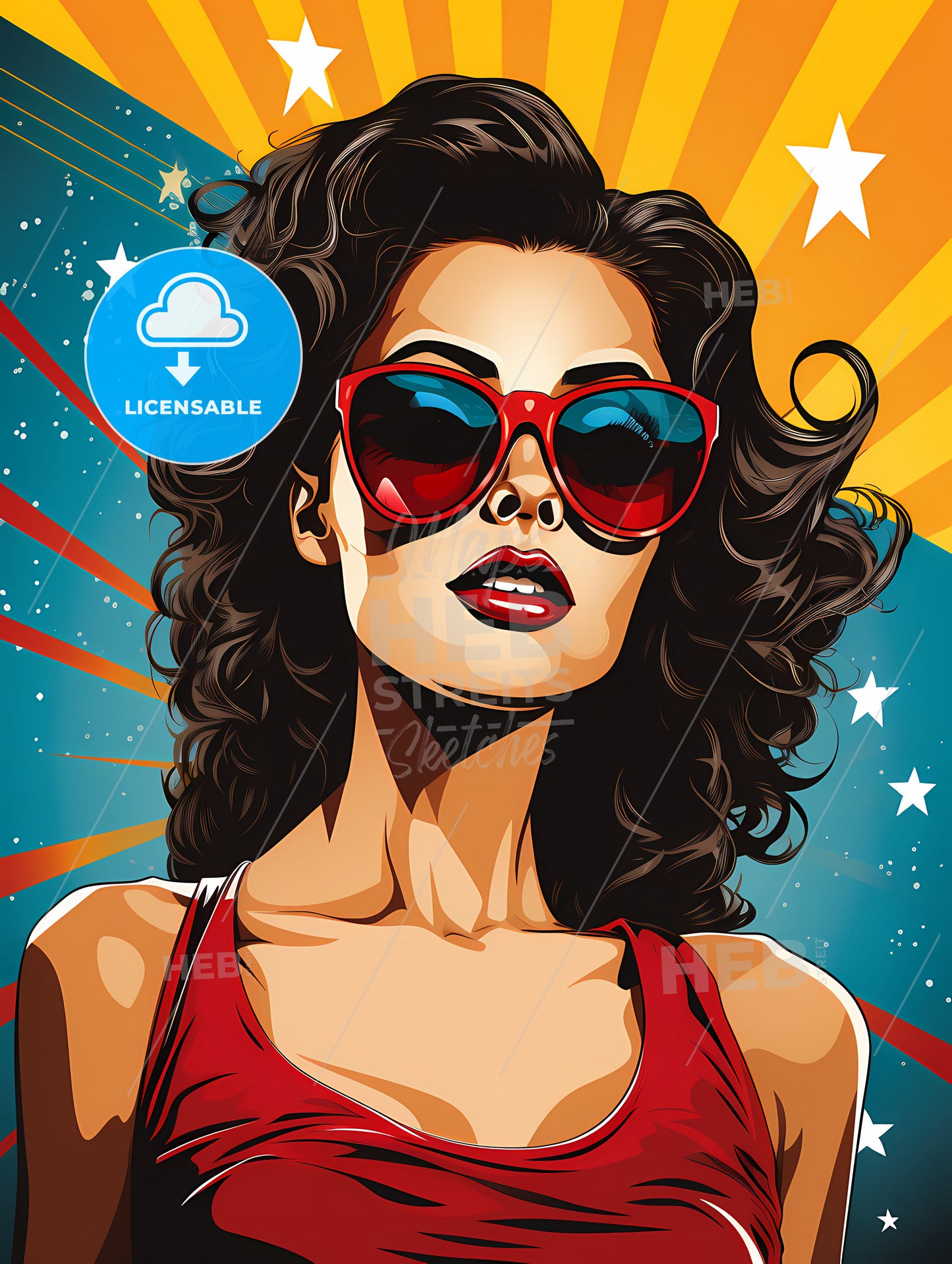 Pop Art girl