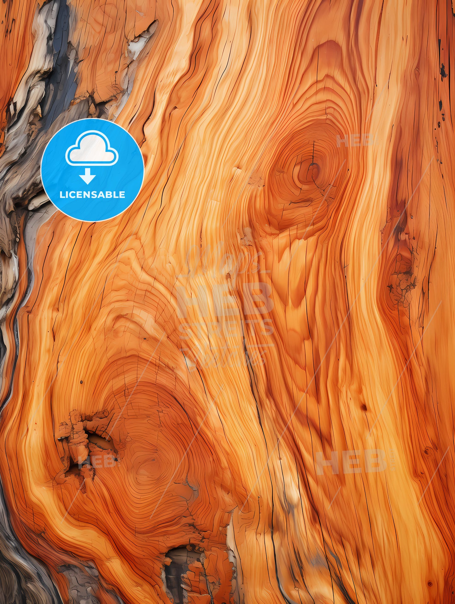 Very old Juniper wood texture