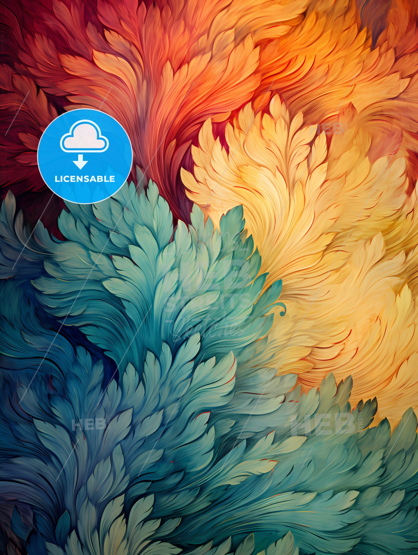 Vintage seamless pattern with grunge effect