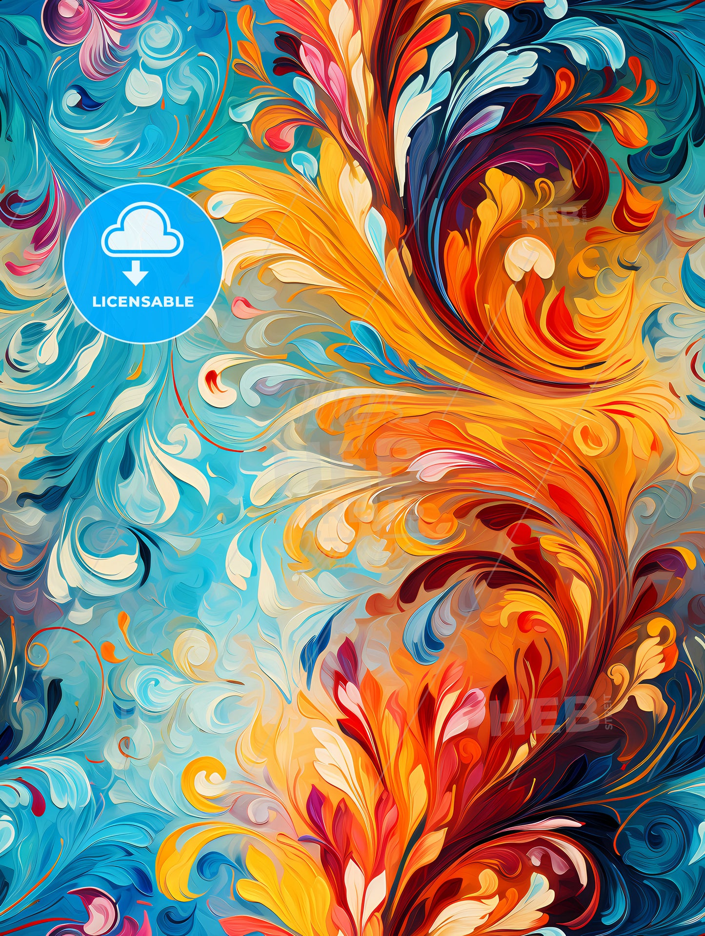 abstrct boho pattern