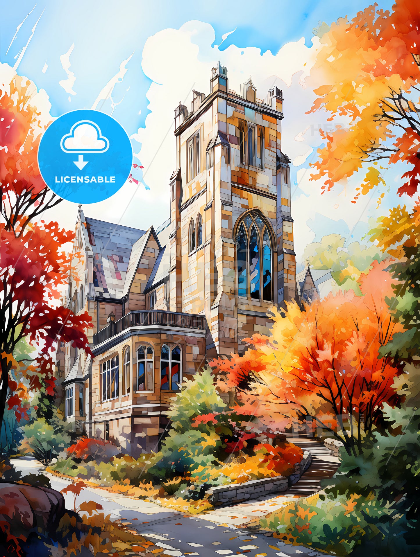 Building at colgate university located in