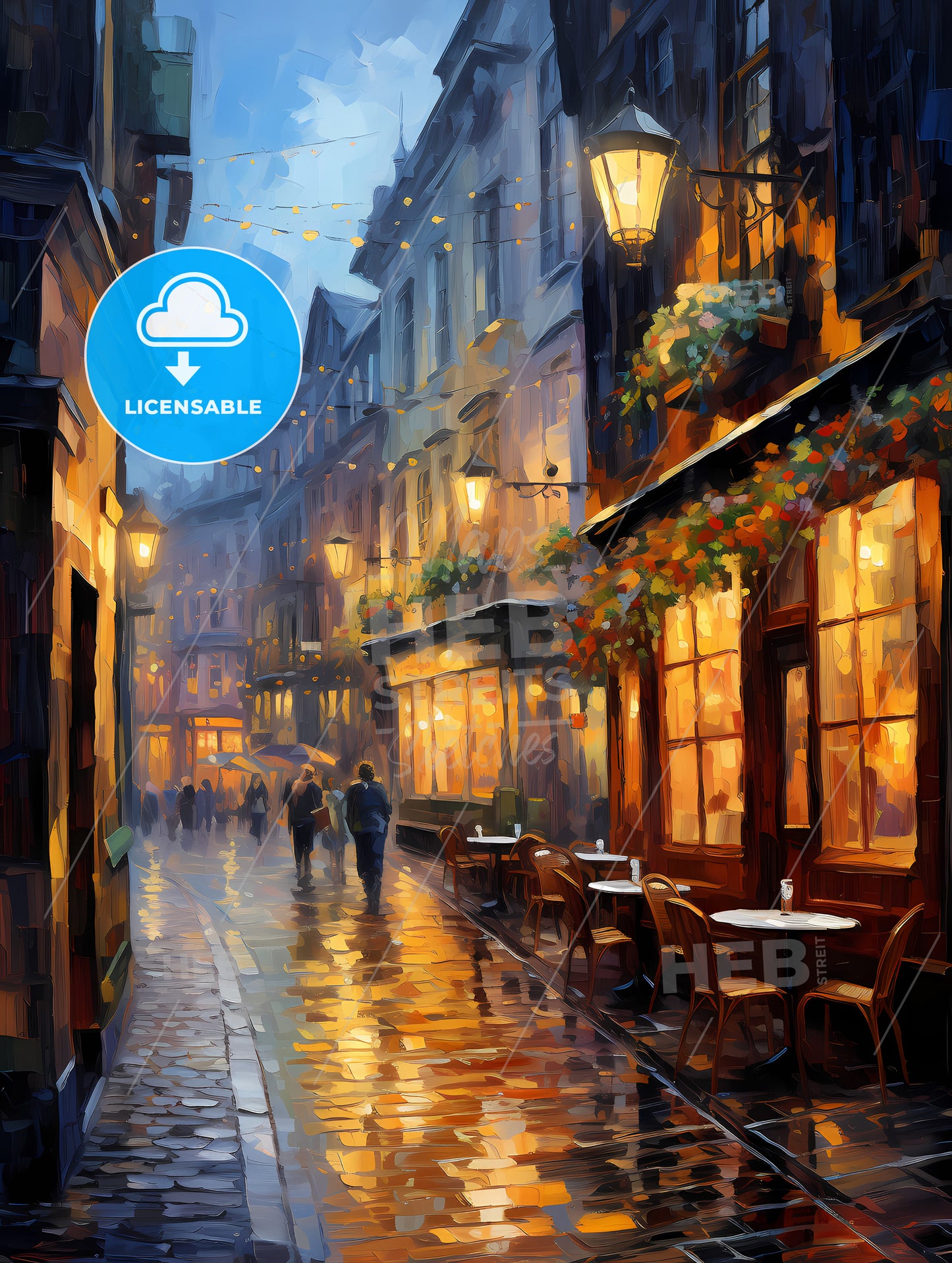 Old Galway city streetKerwan s Lanedecorated