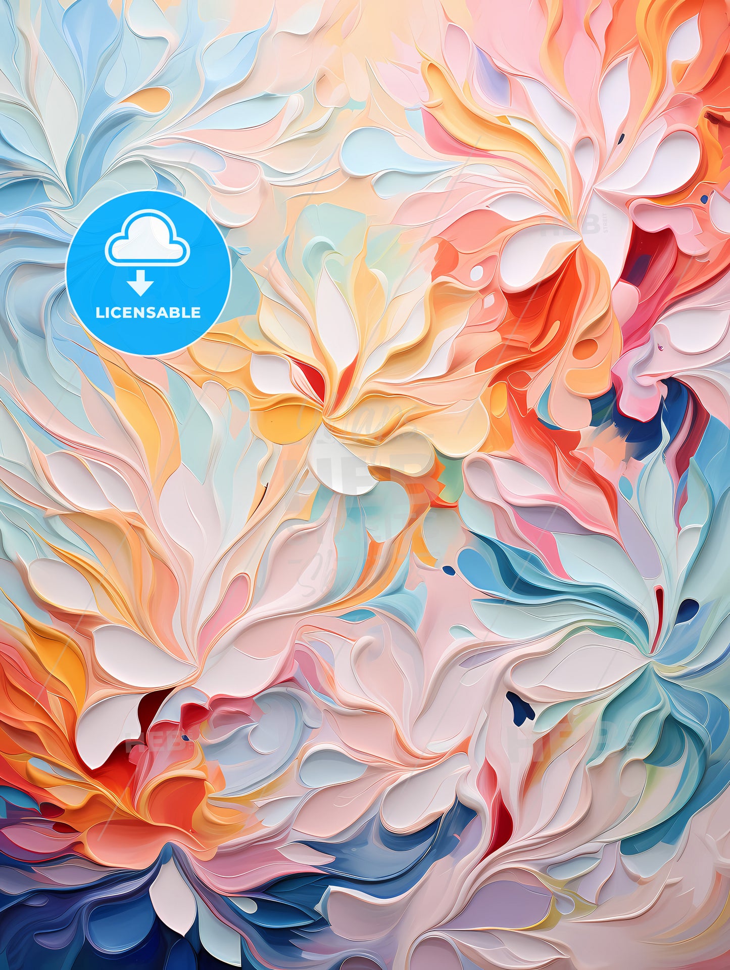 Original abstract oil painting