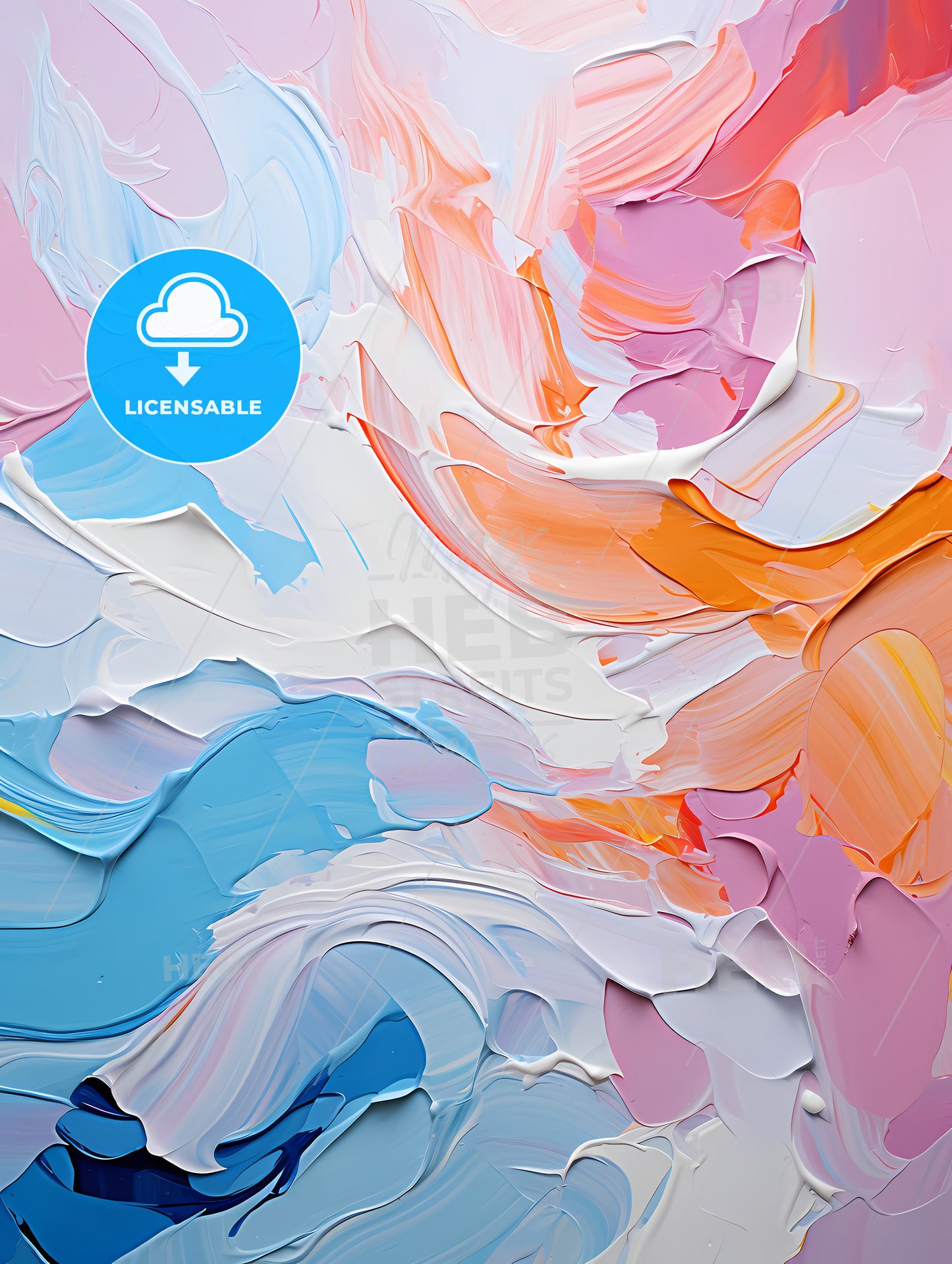 Original abstract oil painting