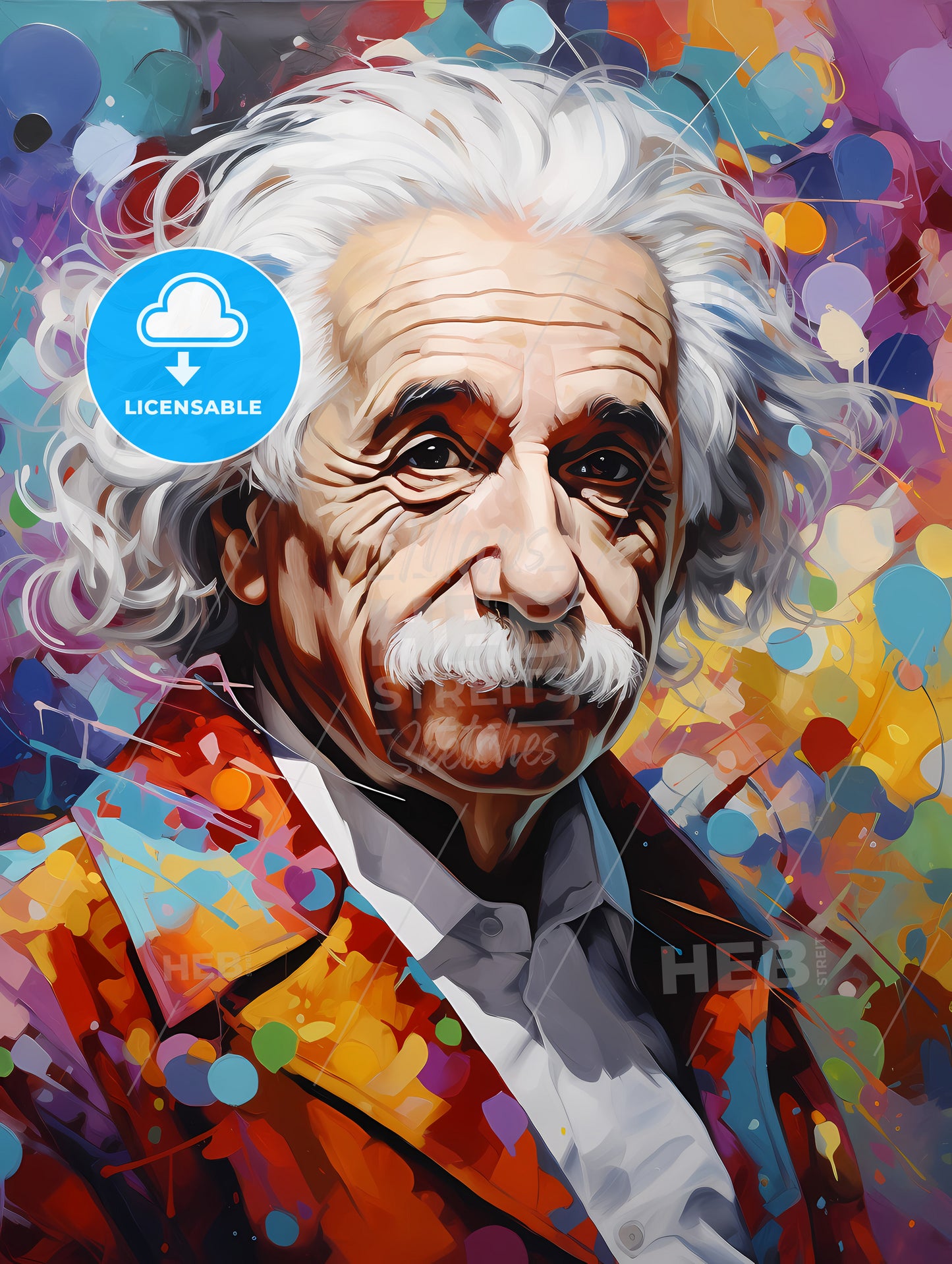 Albert Einstein doing a Job