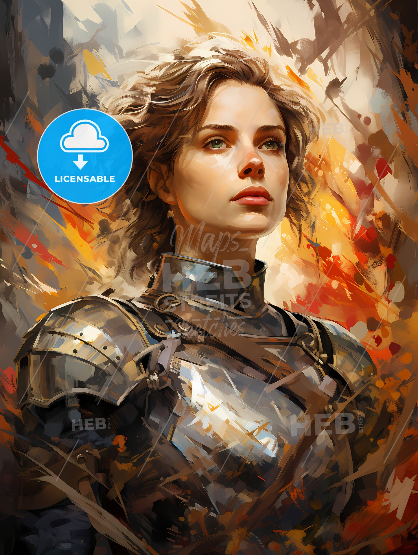 Joan of Arc French martyr saint and military leader