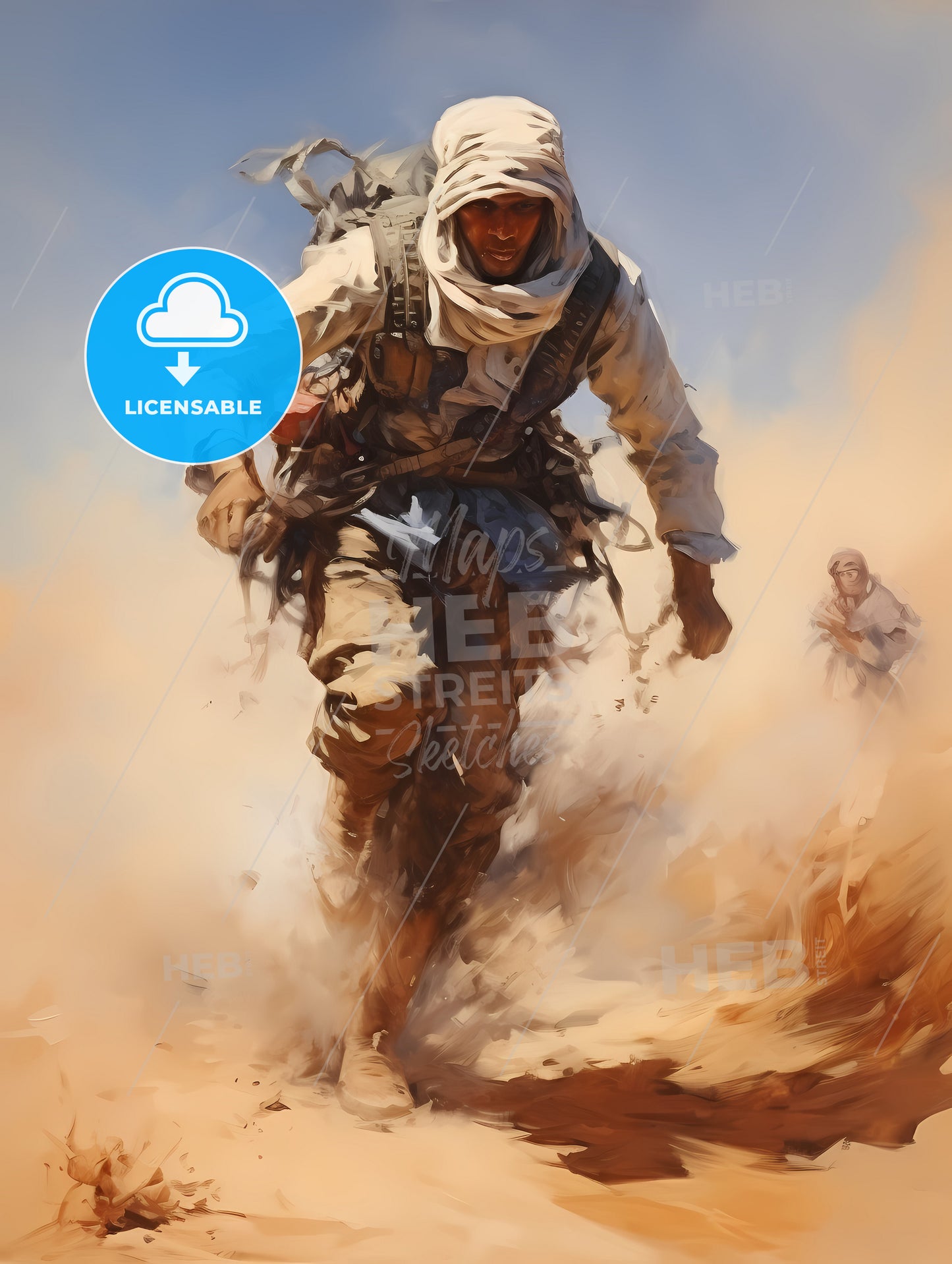 making sports in the dunes of Saudi Arabia