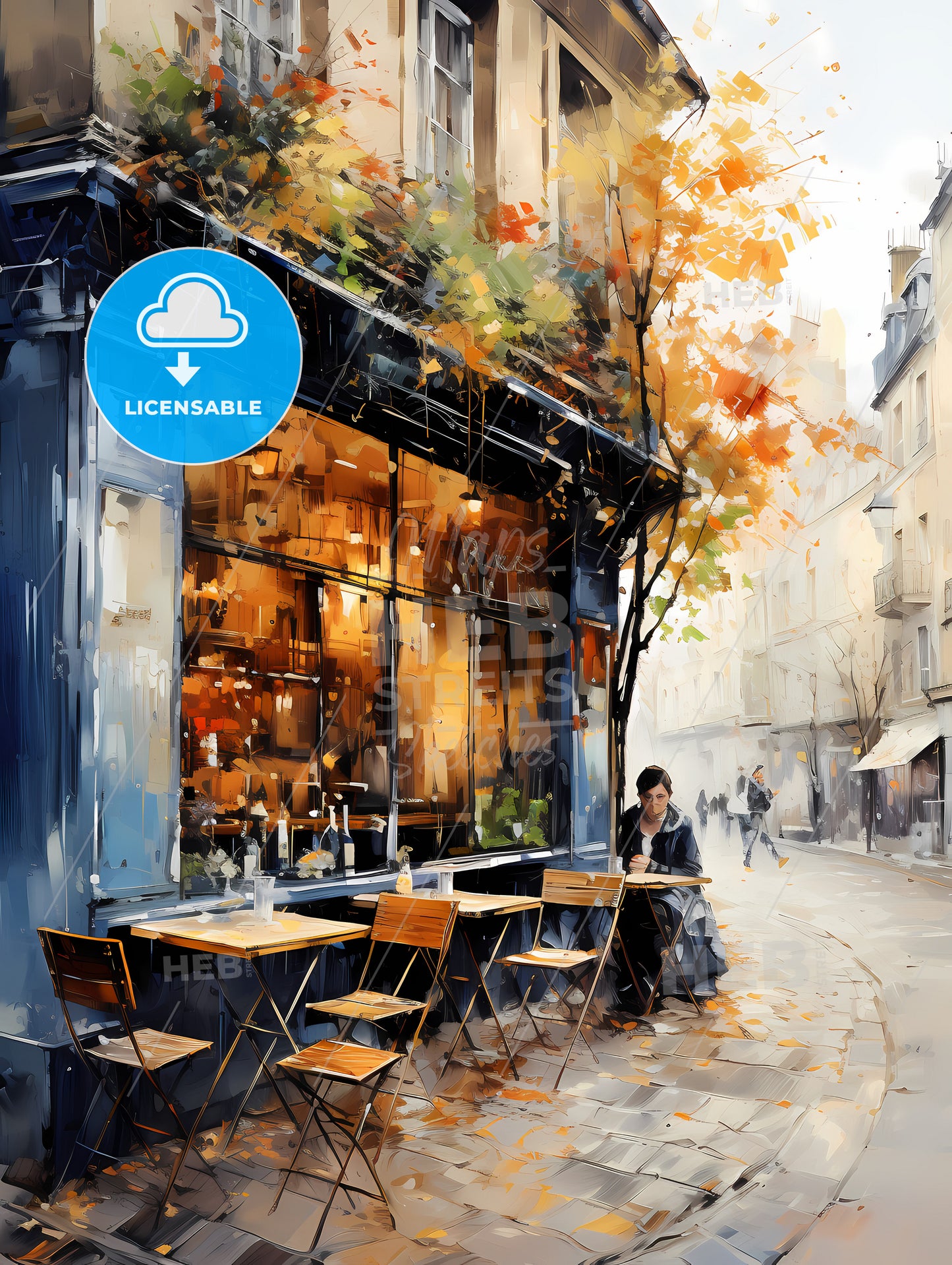 urban coffeehouse in Berlin in 20s