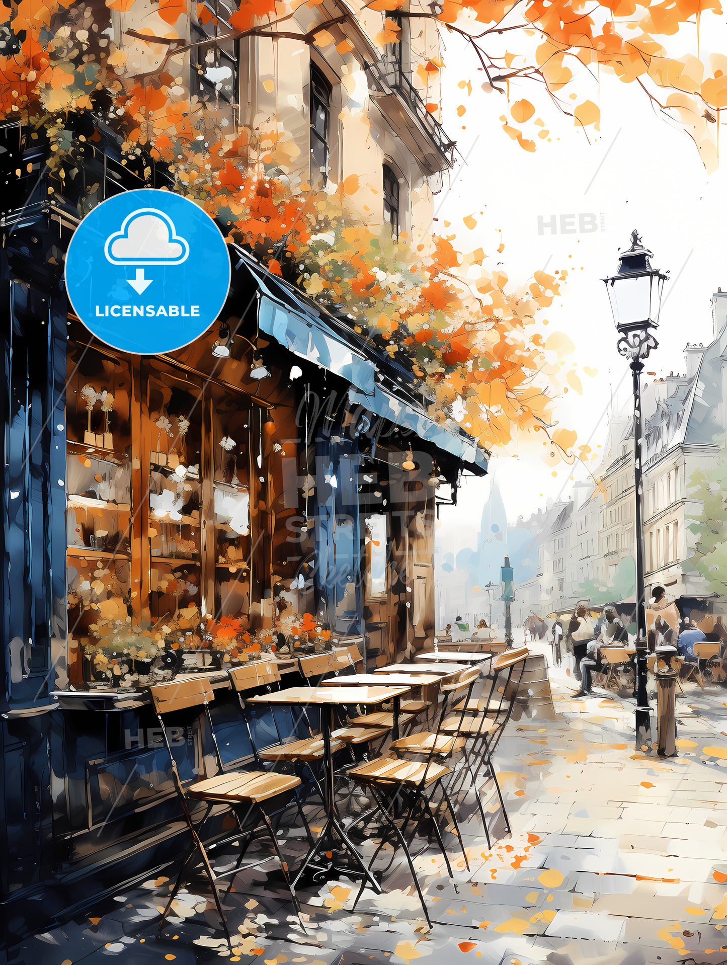 urban coffeehouse in Berlin in 20s