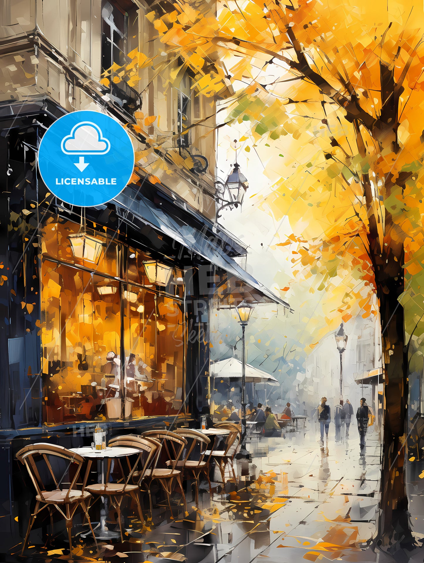 urban coffeehouse in Berlin in 20s