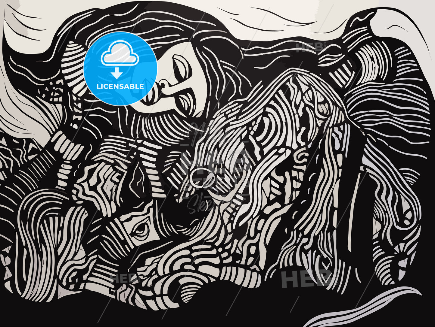 a students drawing from life.