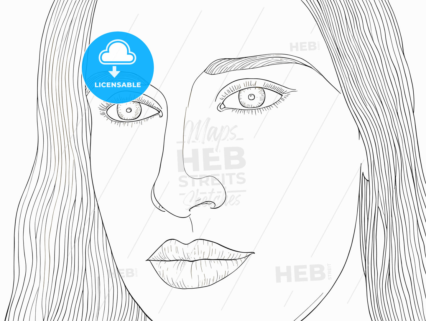 A young beautiful American girl.